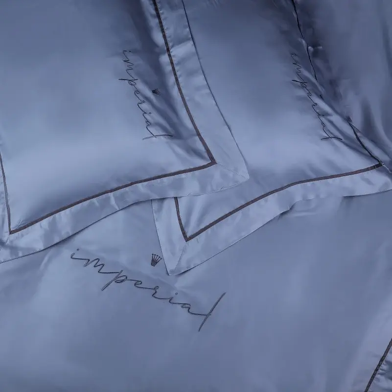 Комплект постільної білизни MirSon Imperial Tencel №05 Sea wave 175х210 см (2200010754773) - фото 4