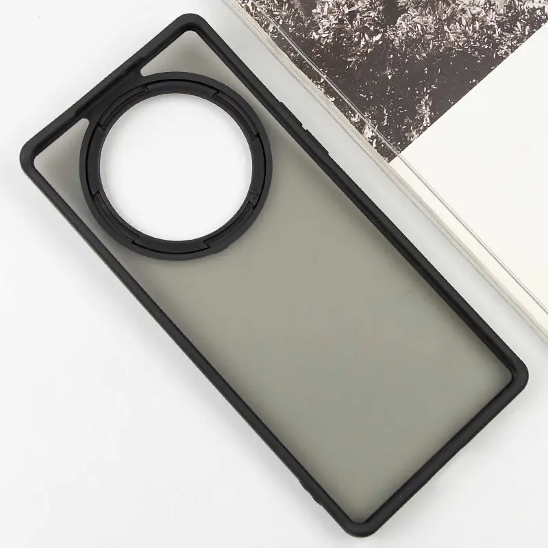Чехол TPU+PC Lyon Frosted для Xiaomi Redmi 14C / Poco C75 Black - фото 3