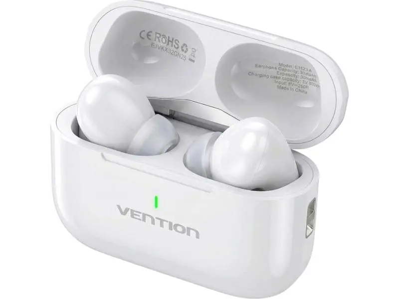 Наушники TWS Vention Echo Lite E11 Plus White (NBVW0-Plus) - фото 3