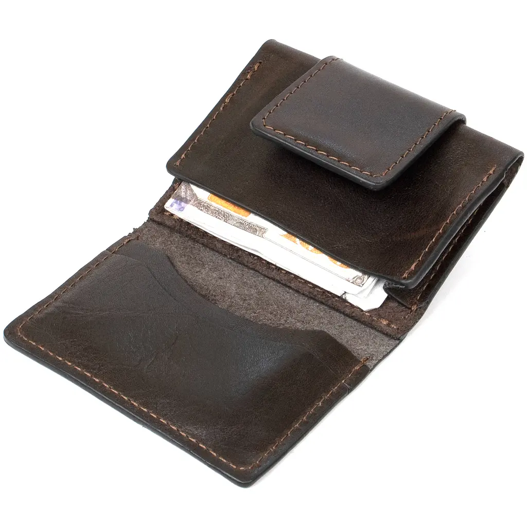 Визитница кожаная GRANDE PELLE 7х10х1.5 см acs0018799 - фото 5