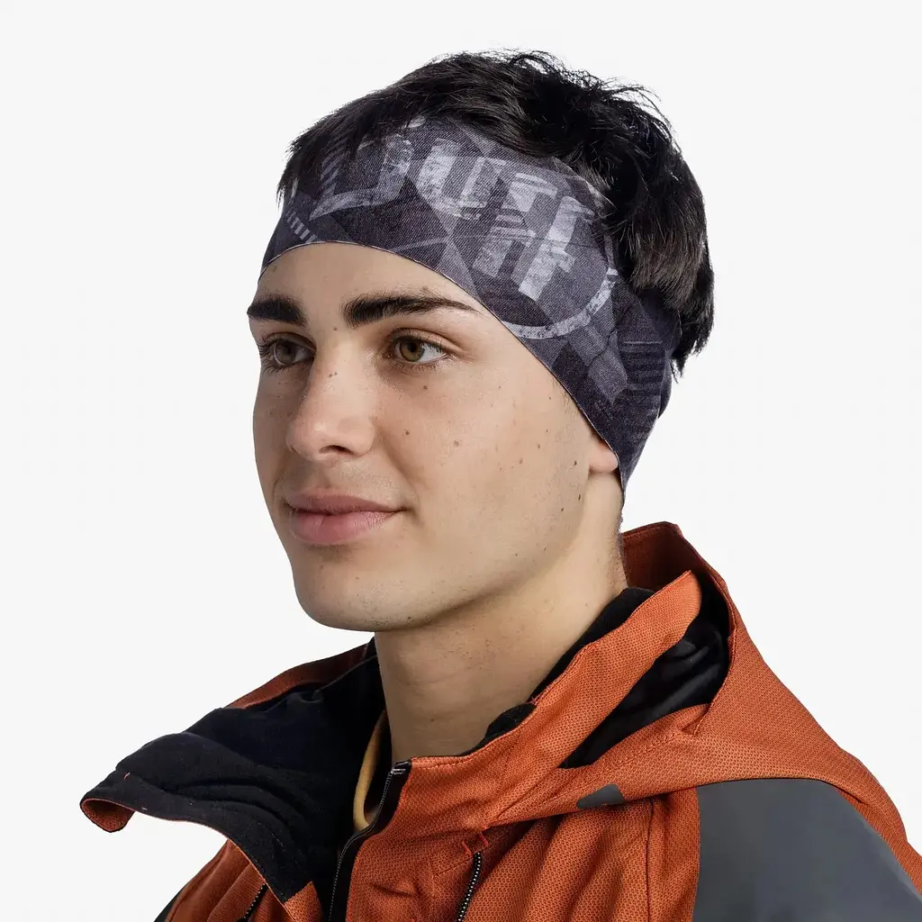 Повязка на голову Buff Thermonet Headband, Bardeen Micor Graphite - фото 3