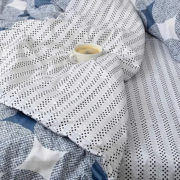 Постільна білизна полуторна Viluta Сатин Twill 522-1-5 210х143 см - фото 3