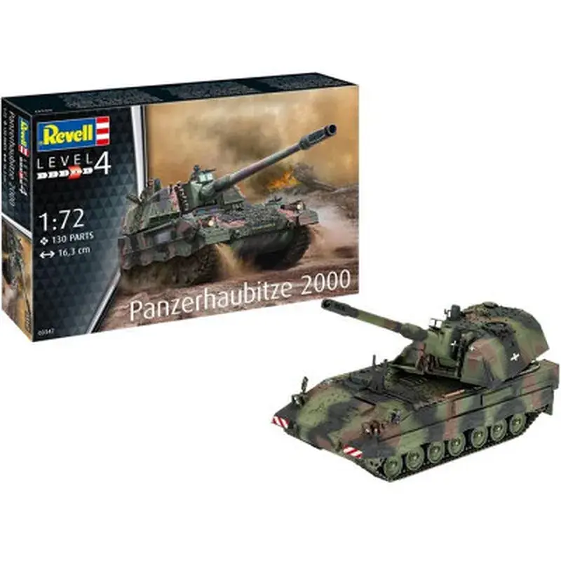 Збірна модель Revell САУ Panzerhaubitze 2000 рівень 4 масштаб 1:72 (RVL-03347) - фото 2