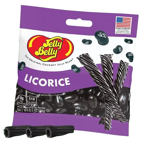 Драже Jelly Belly Jelly Beans Liquorice Bags 70г - фото 4