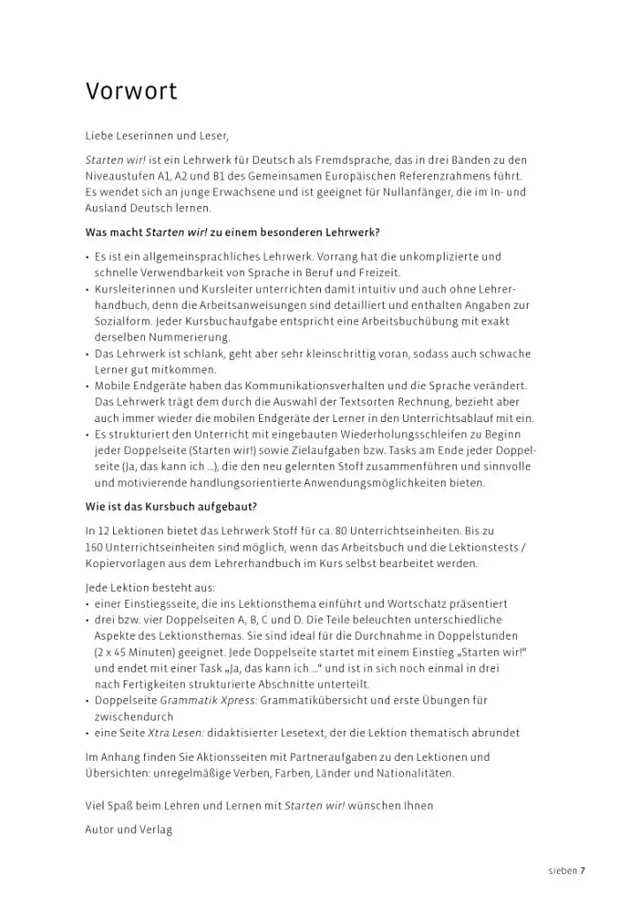 Starten wir! A2 Kursbuch - фото 6