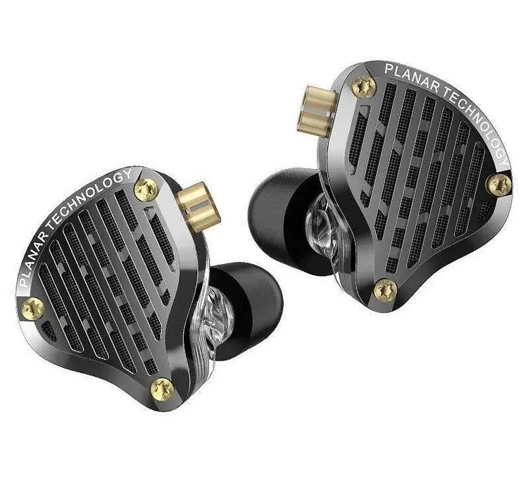 Наушники Knowledge Zenith проводные PR3 Planar Diaphragm с микрофоном гарнитура черные - фото 4