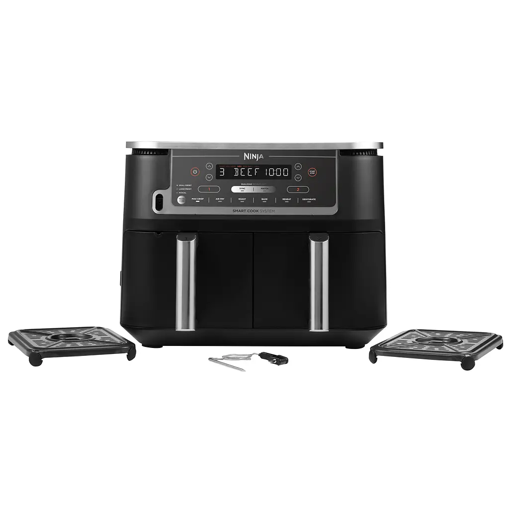 Двухзонная мультипечь Ninja Foodi MAX с системой Smart Cook (AF451EU) - фото 5