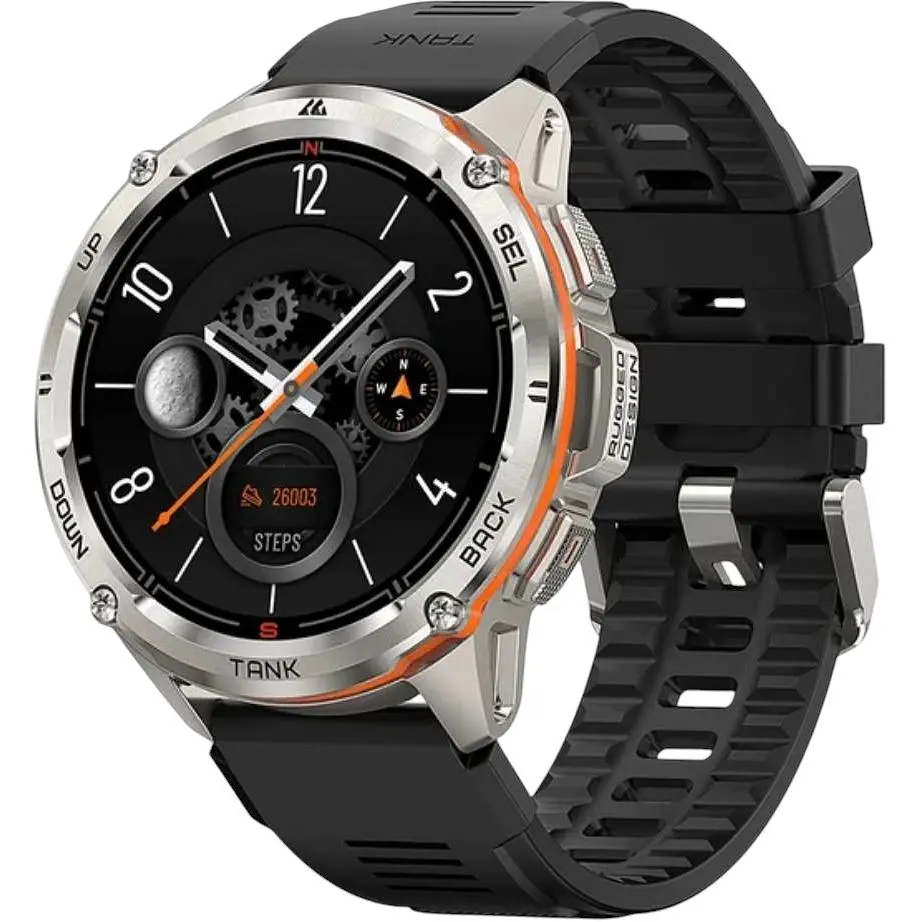Смарт-годинник тактичний Kospet Tank T3 Ultra Special Edition Silver (KTT0003USES) - фото 2