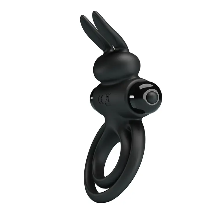 Ерекційне кільце - Pretty Love Vibrant Penis Ring III Black - фото 8