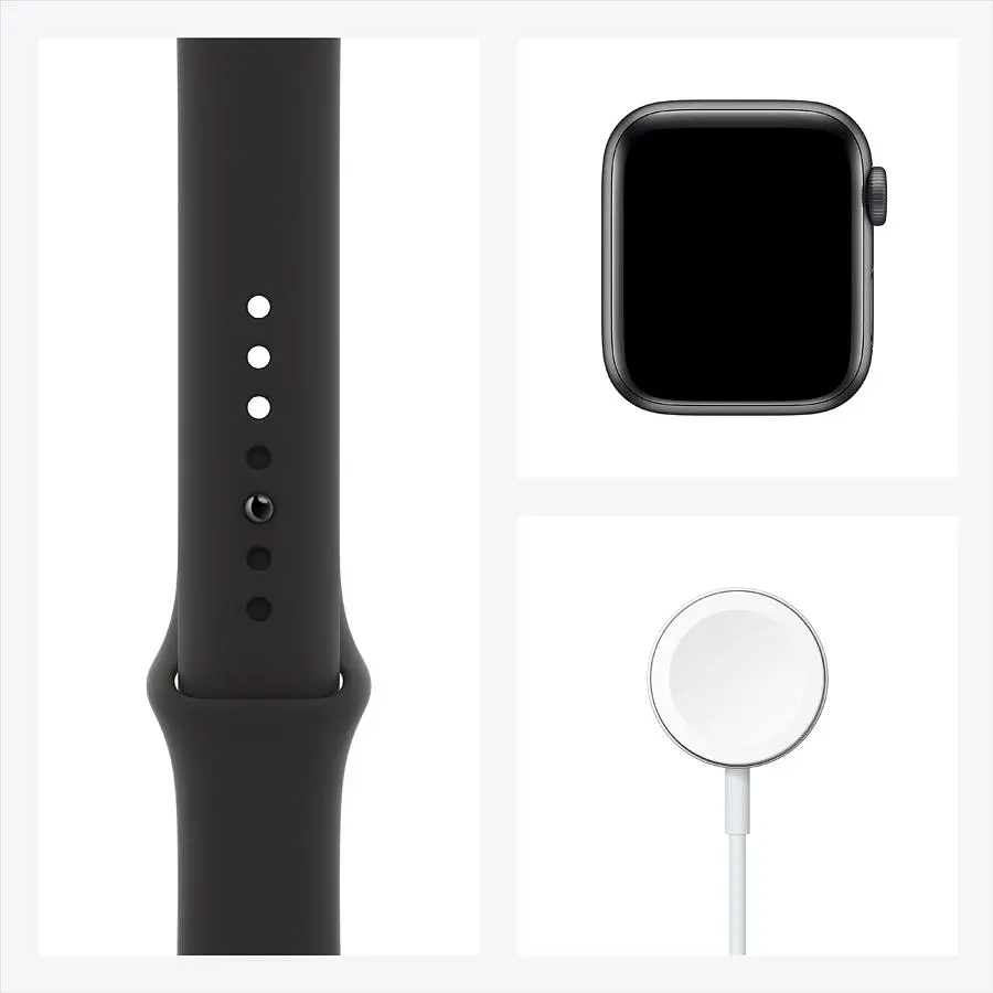 Смарт-годинник Apple Watch SE GPS 40 mm Space Gray Aluminium Case with Black Sport Band - Regular Model A2351 (Grade C) Seller Refurbished - фото 8