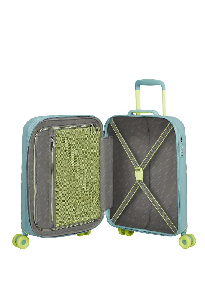 Валіза 55 См American Tourister NEOVIBE MUTED MINT 55x40x20(23) MK4*04001 - фото 2
