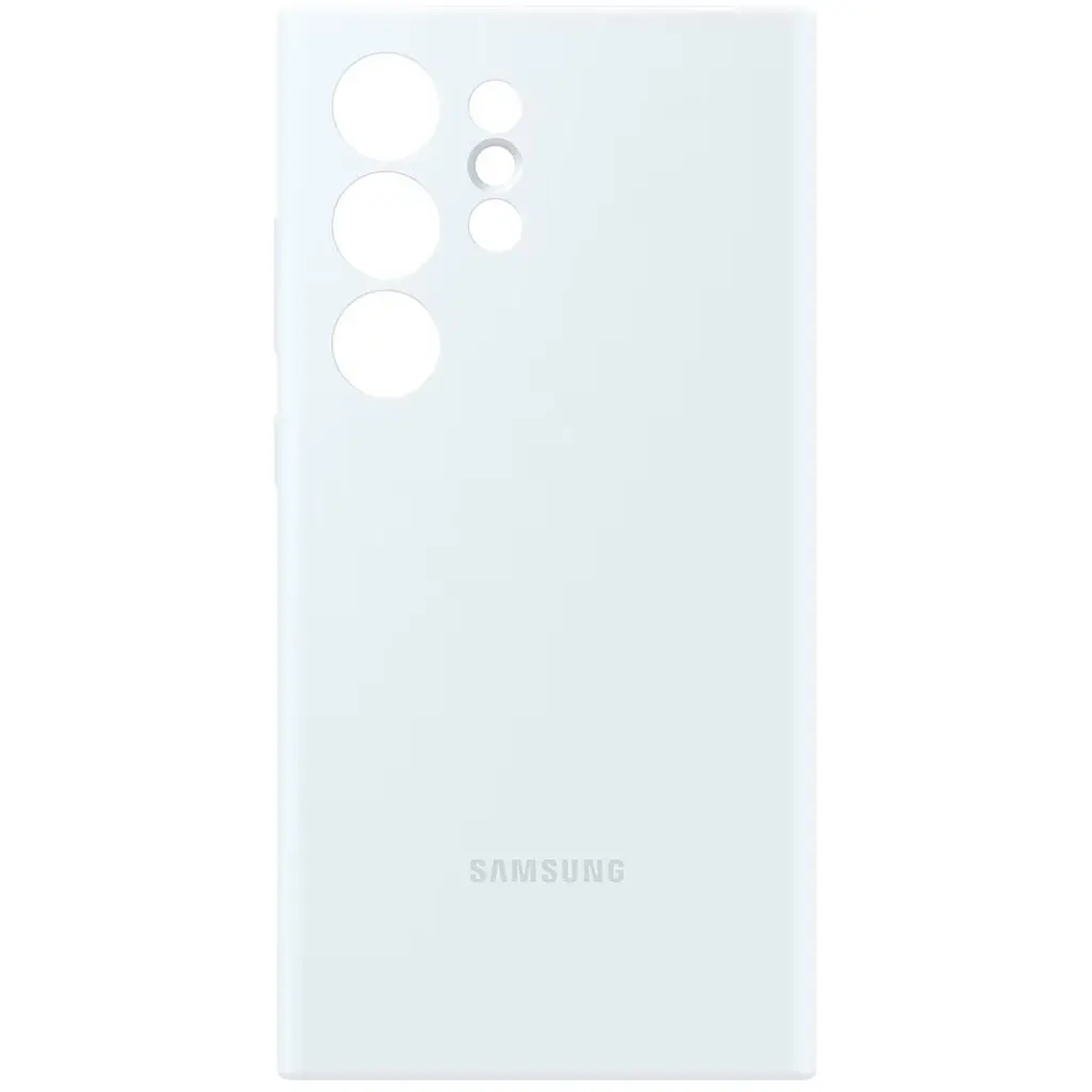 Оригінальний силіконовий чохол Samsung Silicone Case для Samsung Galaxy S24 Ultra (S928) White EF-PS928TWEGWW  - фото 2