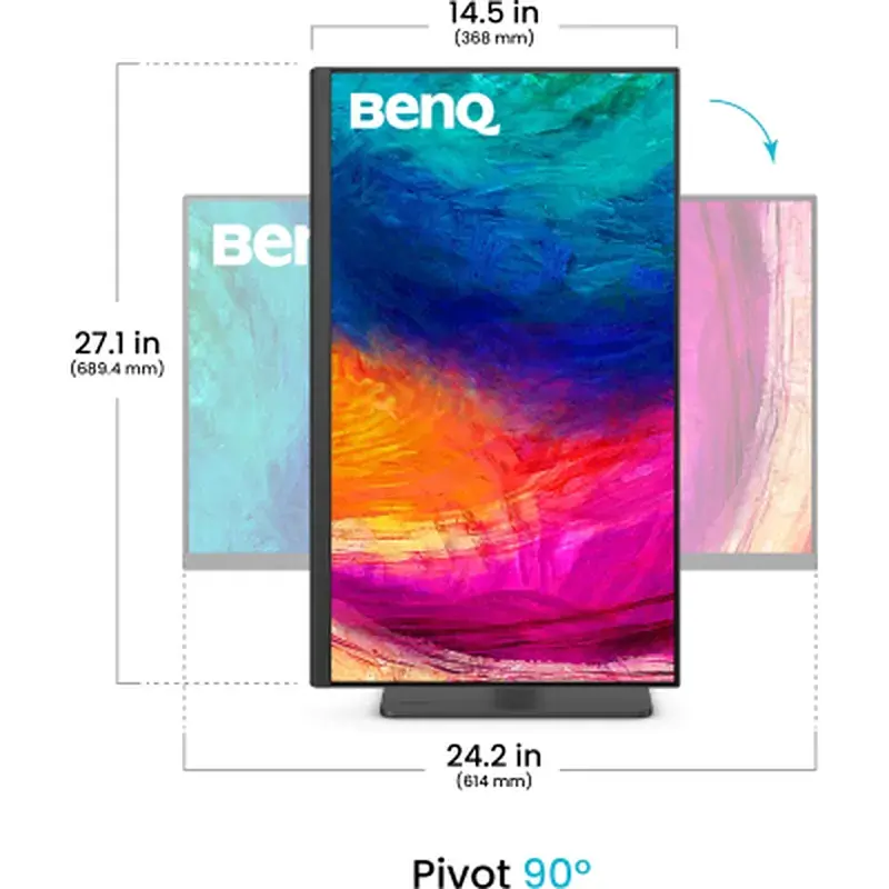 Монітор BenQ PD2706QN Grey - фото 4