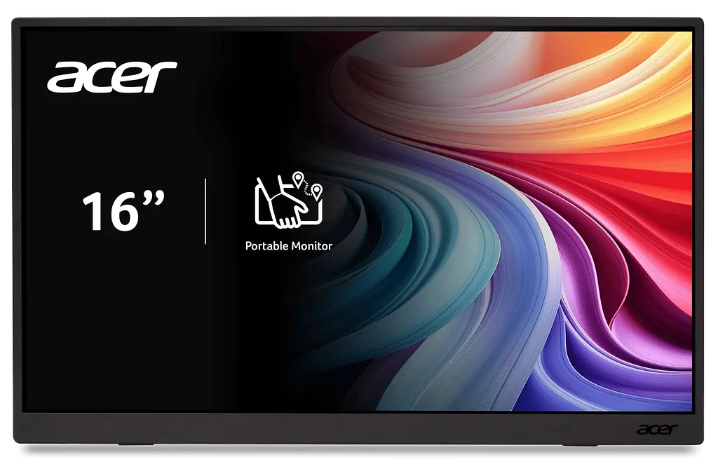 Монітор Acer 16" PM161Wbmiuux (UM.ZP1EE.012) Black teh0022255 - фото 7