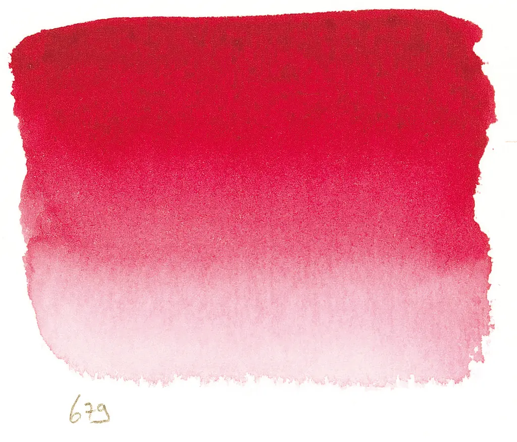 Акварельна фарба Sennelier, полукювета, S3, Хінакридоновий червоний (Quinacridone Red) - фото 2