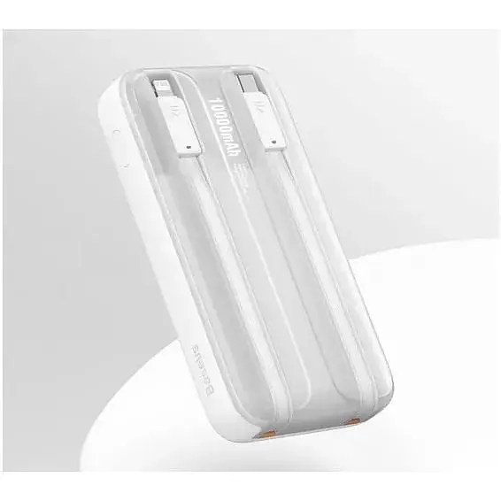 Внешний аккумулятор Baseus Comet Digital Display 10000mAh 22.5W (PPMD020002) белый - фото 6