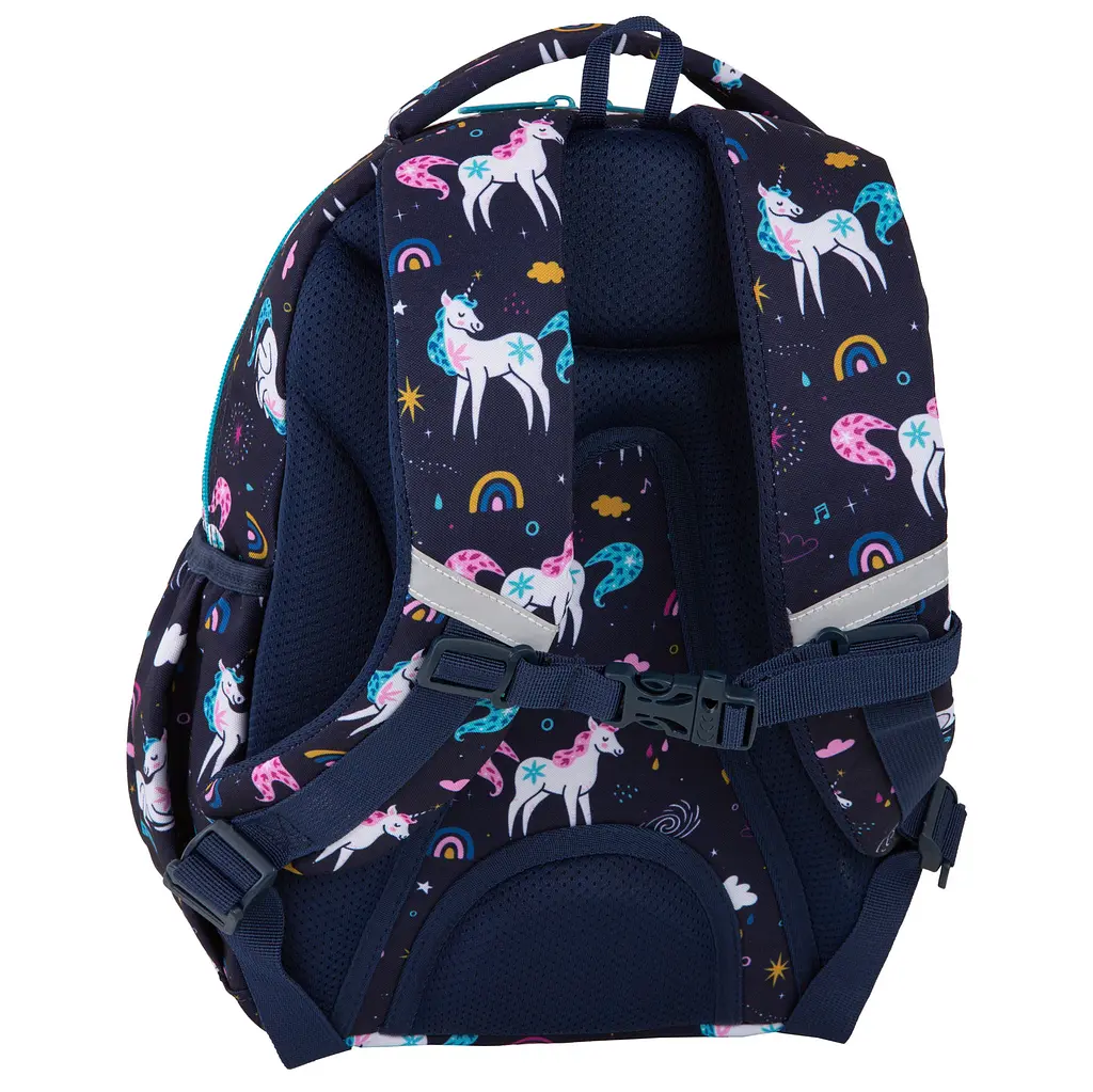 Рюкзак CoolPack Jerry Mrs. Unicorn 19 л + Сумка для взуття CoolPack Vert Mrs Unicorn + Пенал на блискавці CoolPack Campus Mrs Unicorn з органайзером для ручок 23x9x5 см - фото 4