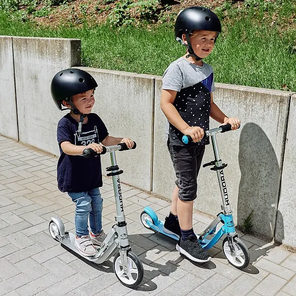 Самокат Hudora Little Big Wheel синий (14202) - фото 8