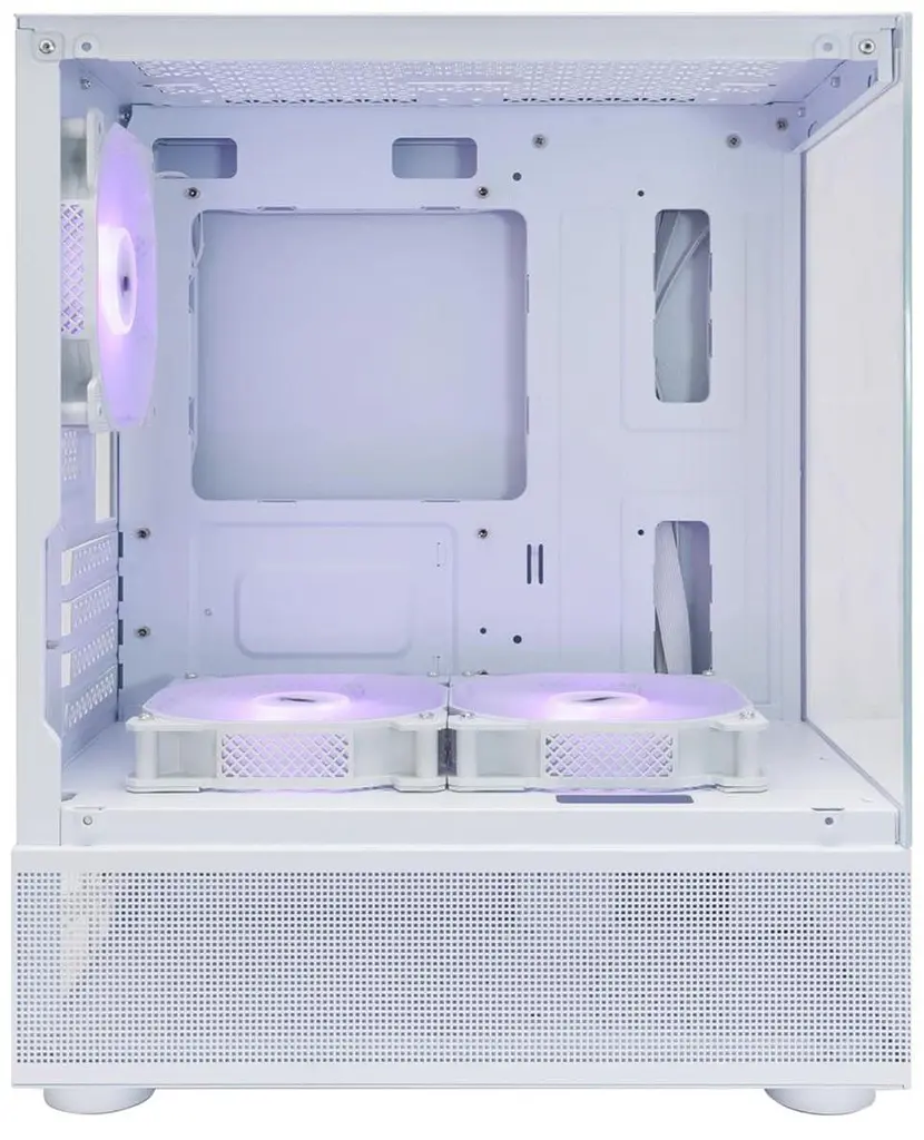 Корпус 1stPlayer Mi2-A-WH-2F7R-W-1F7-W White без БП (Mi2-A-WH-2F7R-W-1F7-W) - фото 3