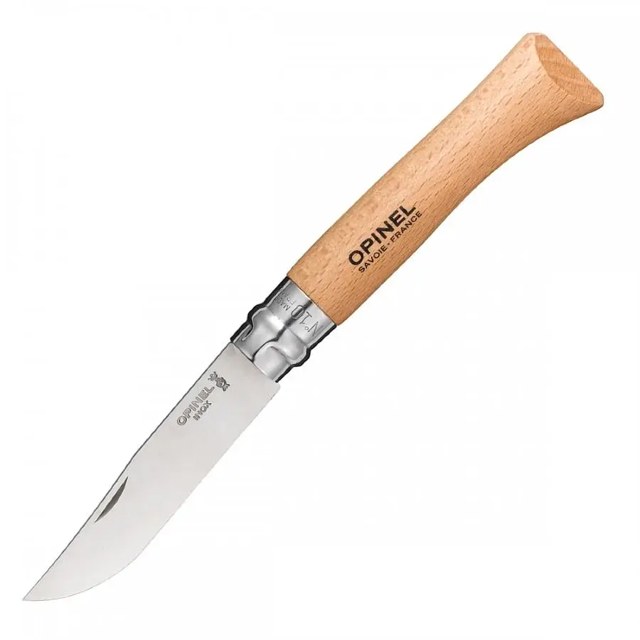 Ніж Opinel №10 Inox VRI, без упаковки (123100)