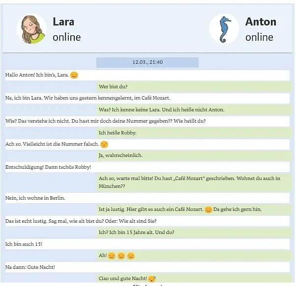 Lara und Robby. Eine Messenger-Geschichte. Mit Audios-Online. A1/A2 - фото 4