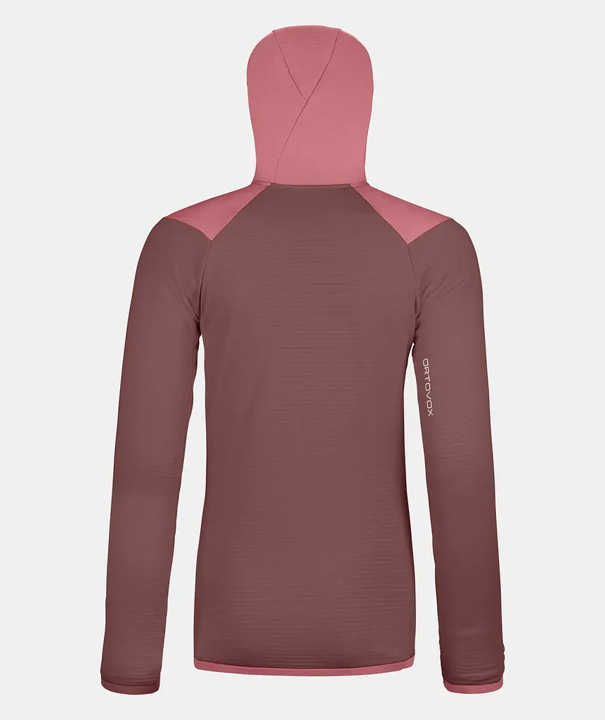 Толстовка жіноча Ortovox Fleece Grid Hoody Womens XS Рожевий - фото 2