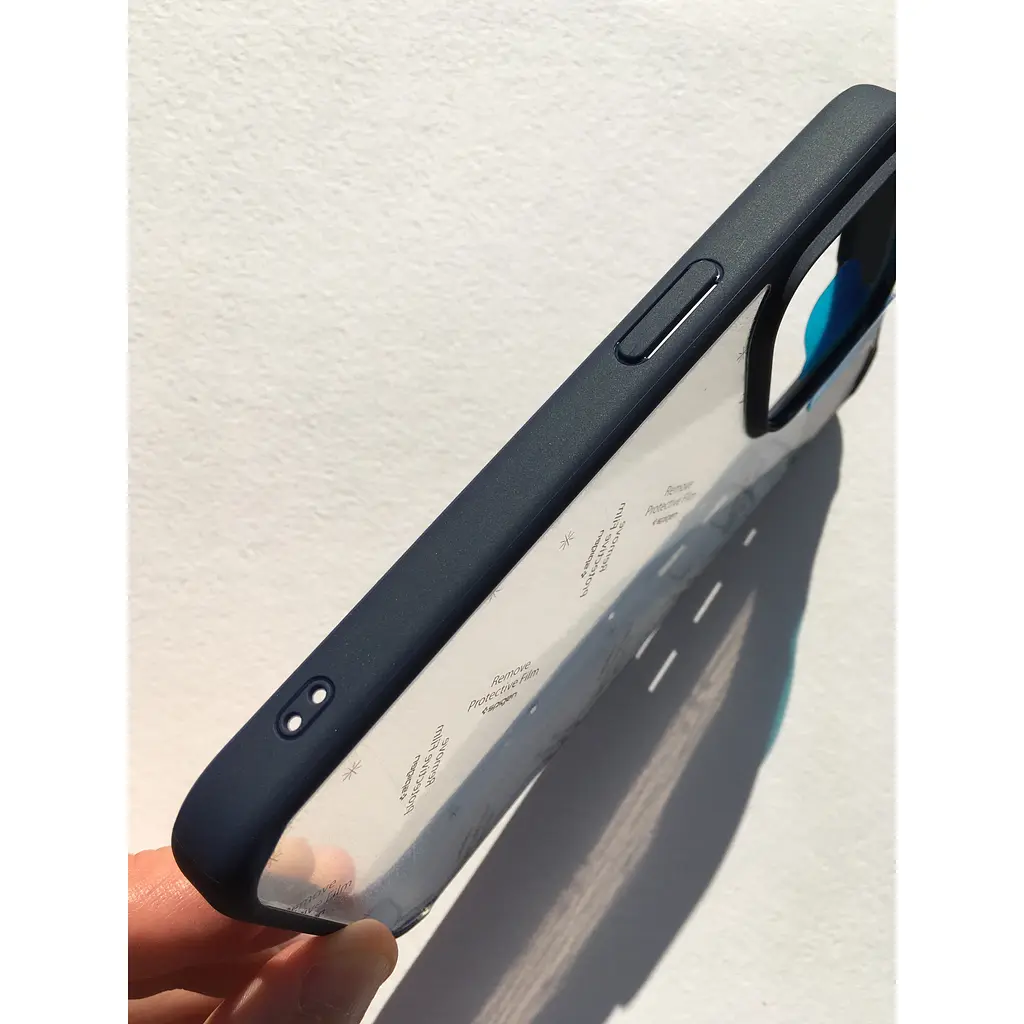 Прозрачный чехол Spigen Ultra Hybrid для iPhone 15 Pro (6.1") Navy Blue ACS06711 - фото 8