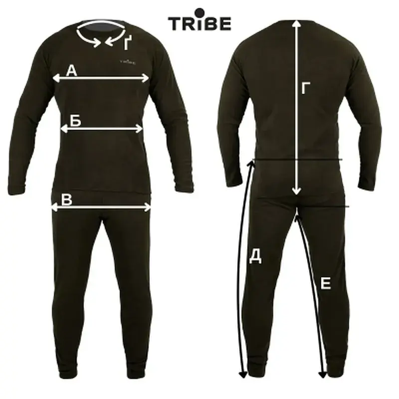 Комплект термобілизни Tribe Microfleece оливковий 3XL (T-KA-0015-olive-3XL) - фото 8