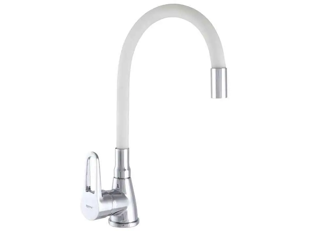 Змішувач ZERIX на мийку білий SOP7 045 REFLECTOR WHITE