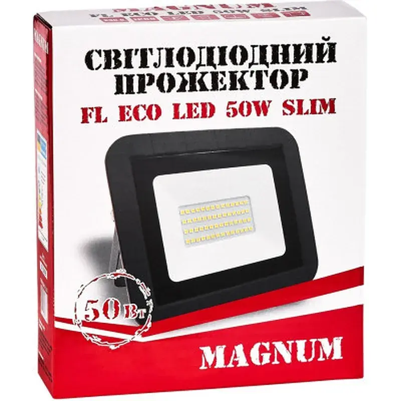 Прожектор MAGNUM FL ECO LED 50 Вт slim 6500K IP65 (90011661) - фото 4