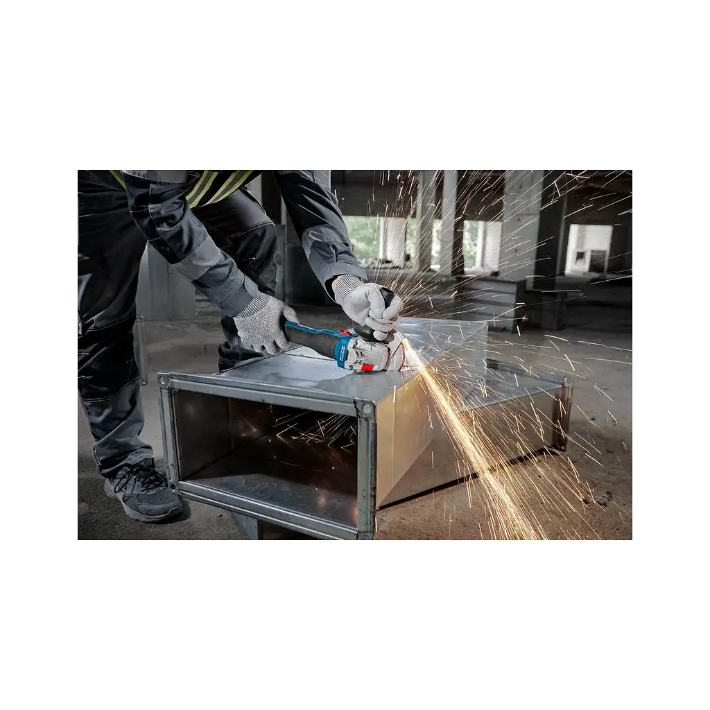 Шліфувальна машина Bosch GWS 18V-8 125мм, 18В, 2x4Ah, 0-11000об/хв, 1.7кг, кейс (0.601.9N9.020) - фото 4