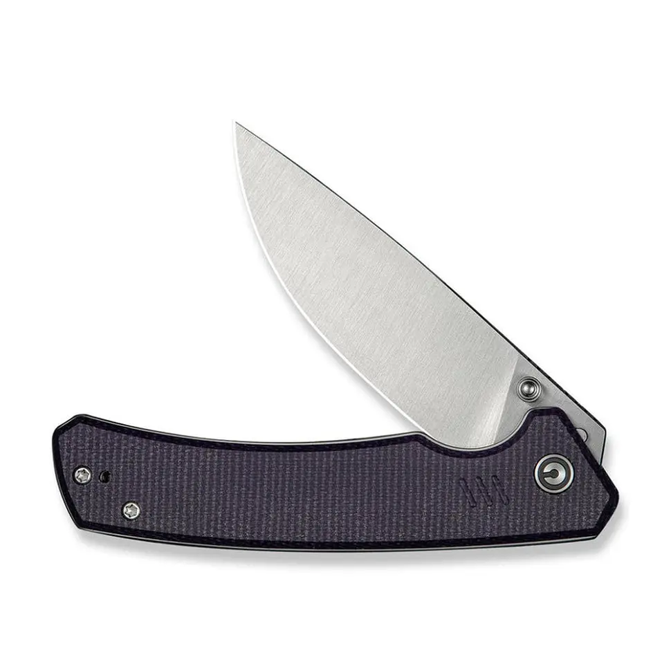 Ніж складаний туристичний Civivi Merit, (8.3 см) 14C28N/Micarta чорний - фото 4