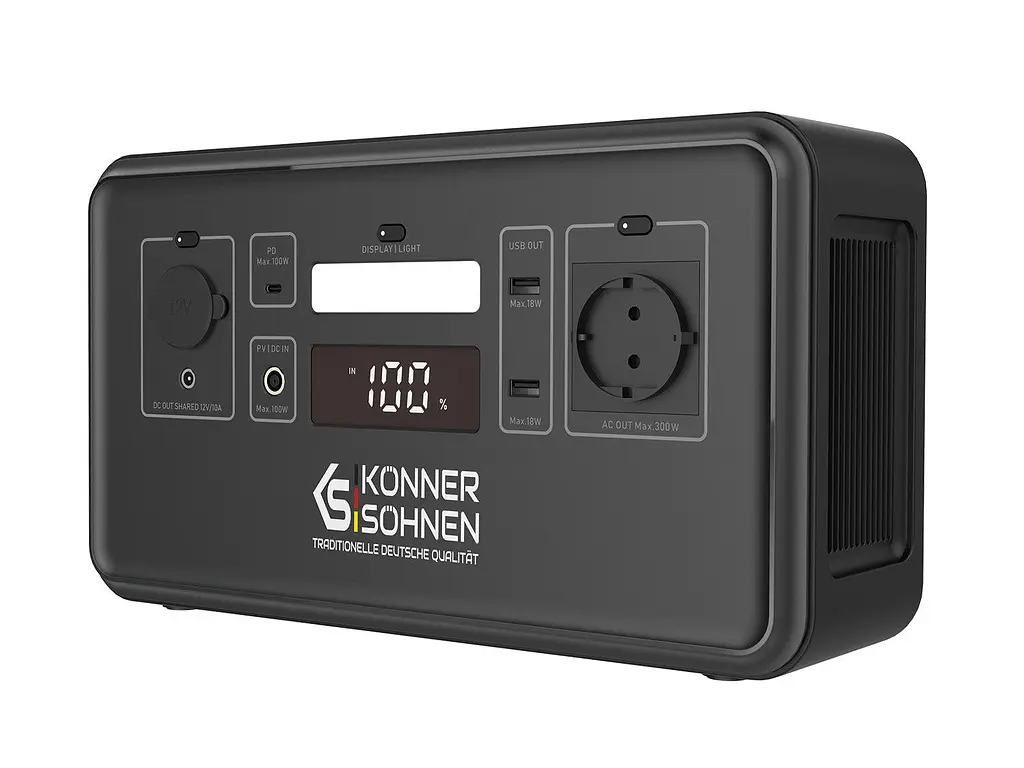 Konner & Sohnen Портативна електростанція Konner&Sohnen KS 500PS, 500Вт, 448Вт·рік, LifePo4, 230В, Bluetooth, 4.9кг - фото 8