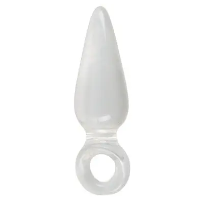Металева анальна пробка з хвостиком Alive Fluffly Twist Plug M, 6.3х3.2 см, фіолетова