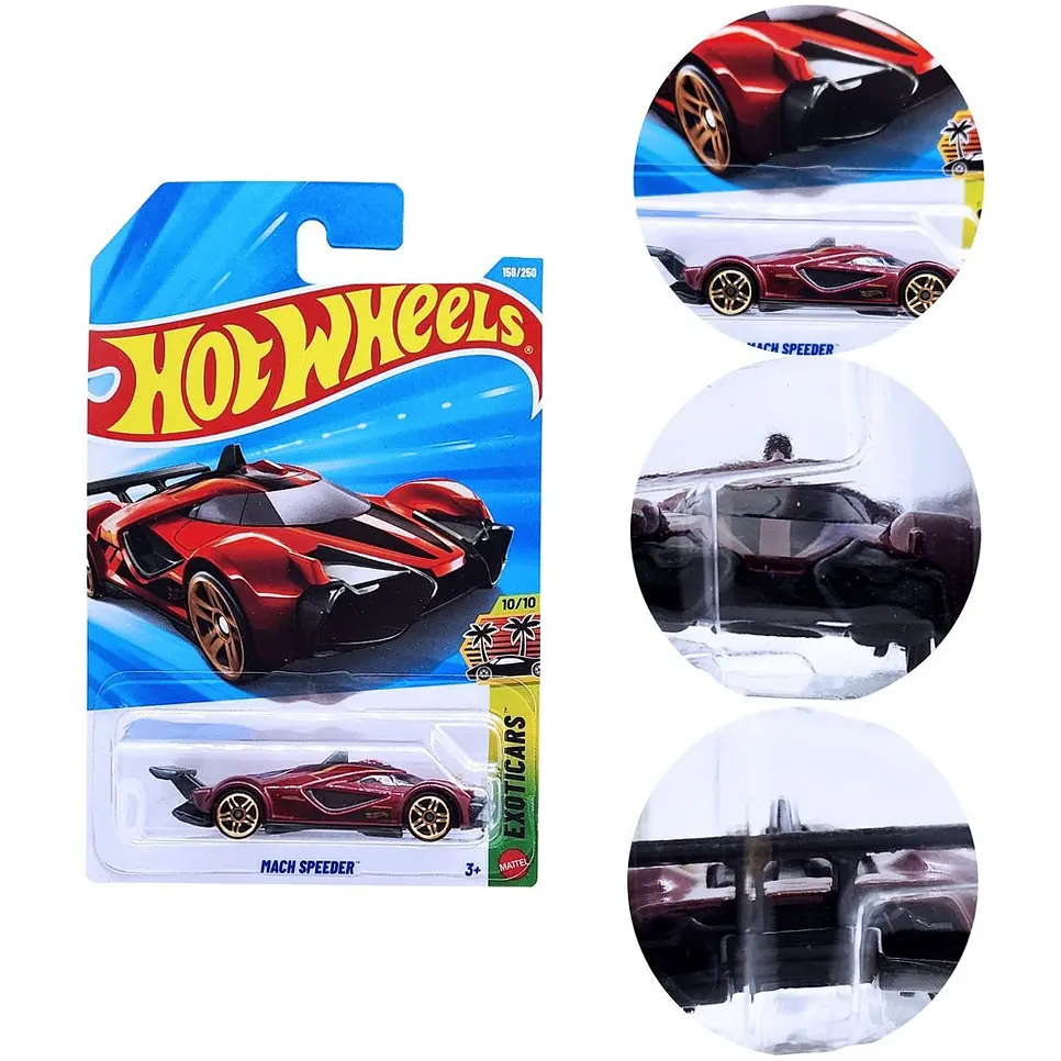 Базова машинка Hot Wheels Exoticars Mach Speeder червона (5785) JJK05 - фото 2