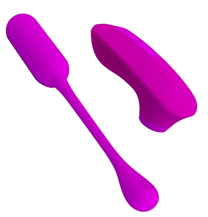 Стимулятор Pretty Love - Curupira Multifunctional Sucker Purple Вакуумний + віброяйце фіолетовий - фото 4