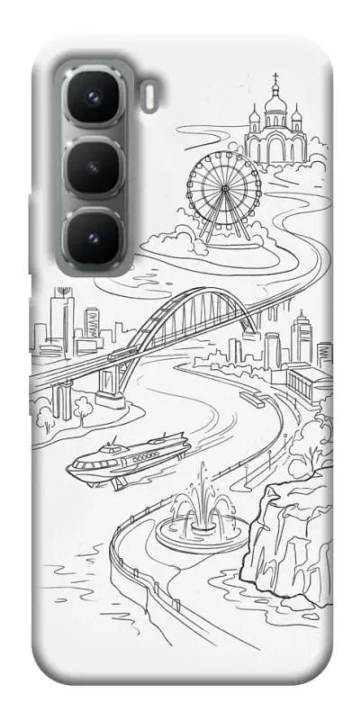 TPU чохол Demsky Dnipro spirit для Infinix Hot 60i