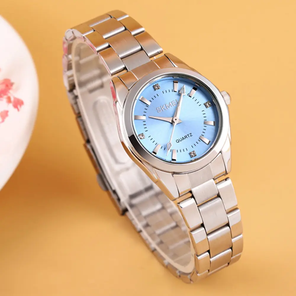 Наручний годинник жіночий 1620SIBU Silver-Blue Skmei acs0030675 - фото 4