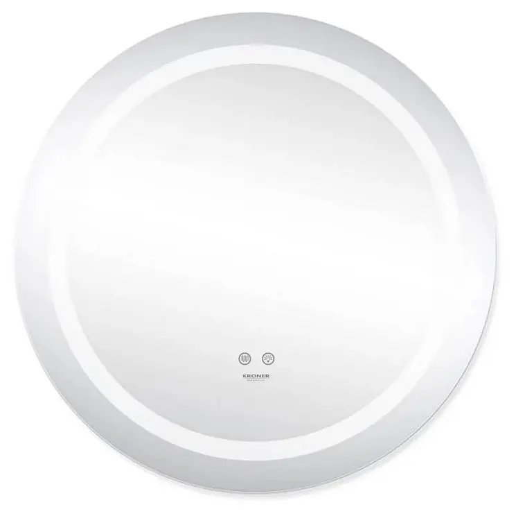 Дзеркало Kroner KRM Spiegel R2 - 6060 з LED-підсвічуванням та антизапітнінням (CV030042) - фото 3
