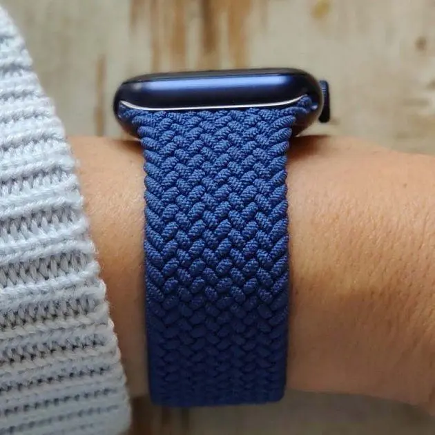 Ремінець Braided Solo Loop Band для Apple Watch 38/40/41mm Atlantic Blue Size 4 132mm [53999] - фото 4