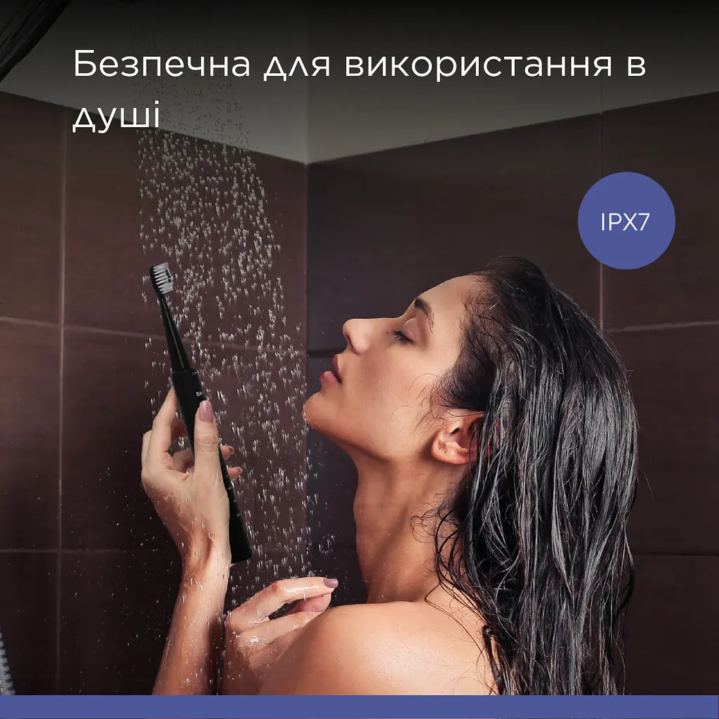 Електрична звукова зубна щітка біла MED-870 B.Well - фото 8