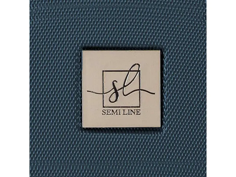 Чемодан Semi Line 20 S Blue/Brown (T5672-2) - фото 2