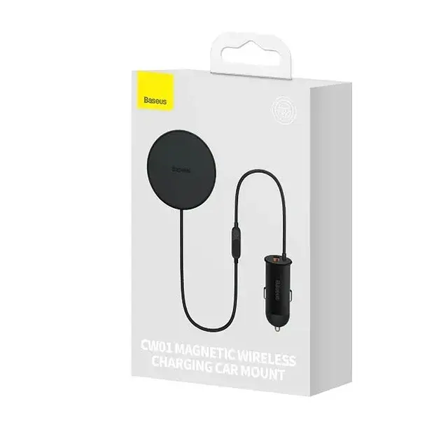 Бездротовий автомобільний зарядний пристрій Baseus CW01 Magnetic Wireless 15 W (+ АЗП Type-c 25 W) Claw Editon C40141000111-00 - фото 5