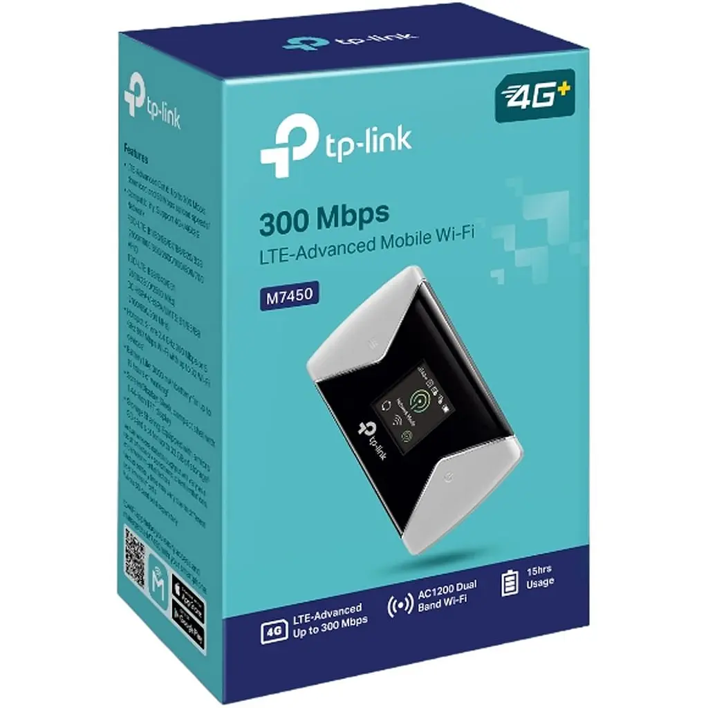 4G модем + Wi-Fi роутер TP-Link Wi-Fi M7450 [91441] - фото 7