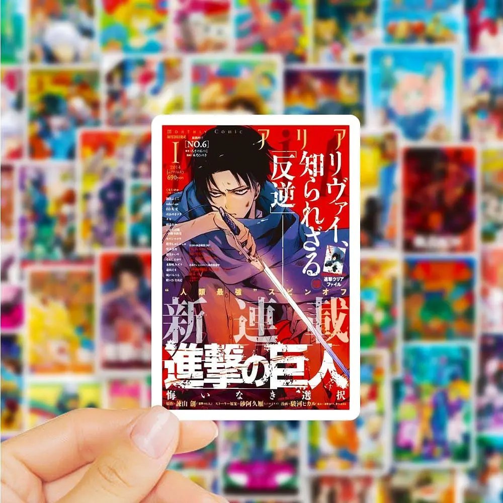 Стікерпак GeekLand Manga Era: Legends and Heroes 250 штук - фото 6