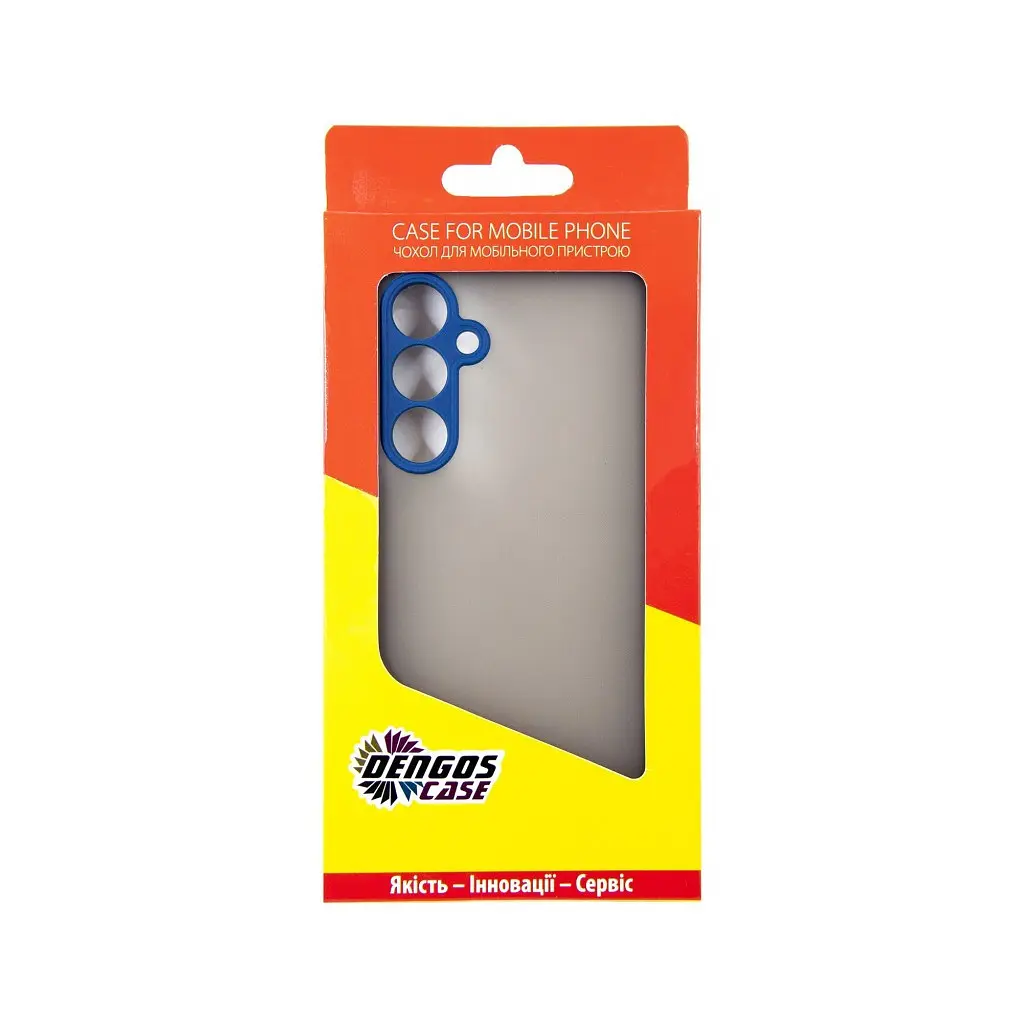 Чохол до мобільного телефона Dengos Matte Samsung Galaxy A55 5G (Blue) (DG-TPU-MATT-143) - фото 5