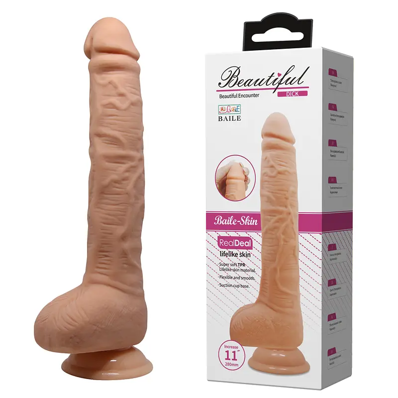 Фалоімітатор - Beautiful Encounter Dick Dildo Flesh - фото 9