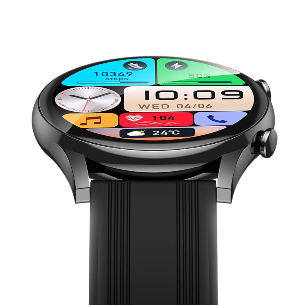 Смарт-годинник Hoco Y38 Amoled 36mm, 520 mAh, Smart watch (call version) Black (6942007672047) - фото 3
