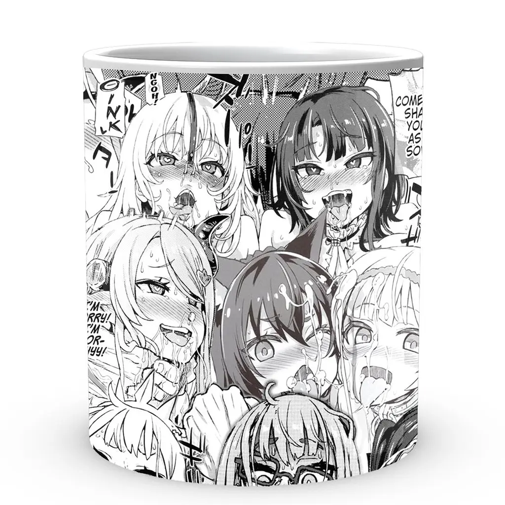 Кухоль GeekLand Ahegao Ахегао anime A 02.22 330 мл білий - фото 2