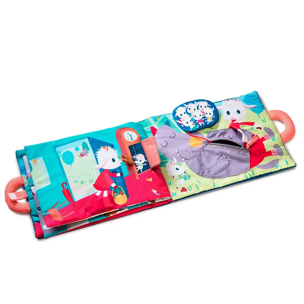 Розвиваюча м'яка книга Lilliputiens Вовк і семеро козенят (83080) - фото 2